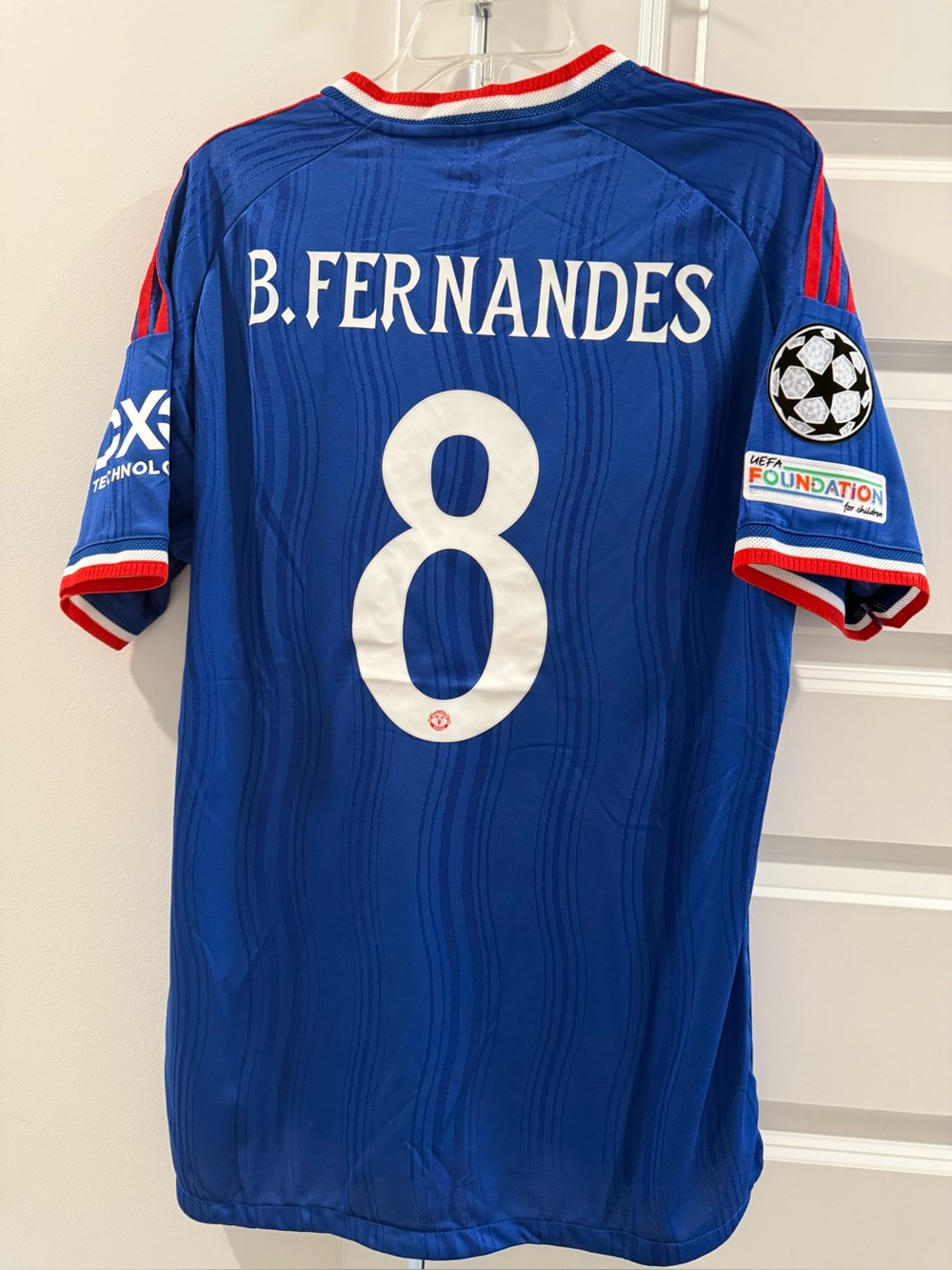 NWT Manchester United Player Version Away Kit Fernandes Men’s Soccer Jersey 2XL